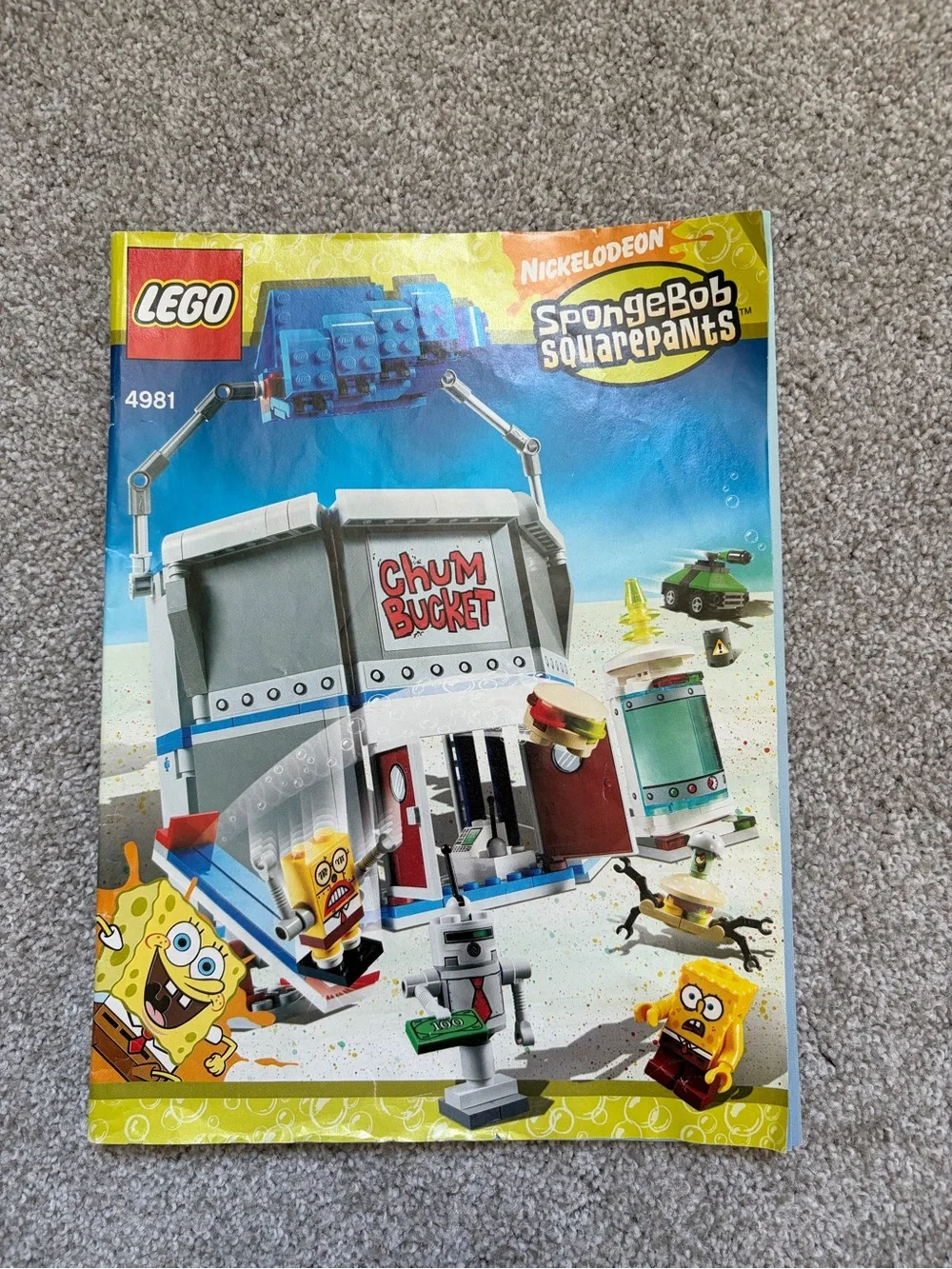 Lego SpongeBob Chum Bucket Playset - Blue/Yellow/Red/White
